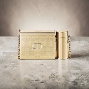 Dior Gold Rouge Minadiere LIMITED EDITION Clutch with Straps